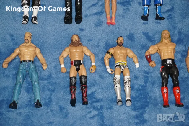 Кеч Фигури със ЗАБЕЛЕЖКИ Rusev/Edge/CM Punk/Val Venis/The Miz/Lana/Bobby Fish/Paul London/Triple H, снимка 6 - Колекции - 54320732