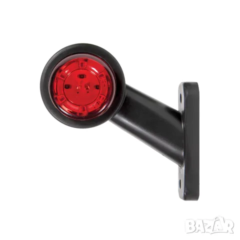 LED габарит рогче 12 LED под 45 градуса 80 mm 12-24V