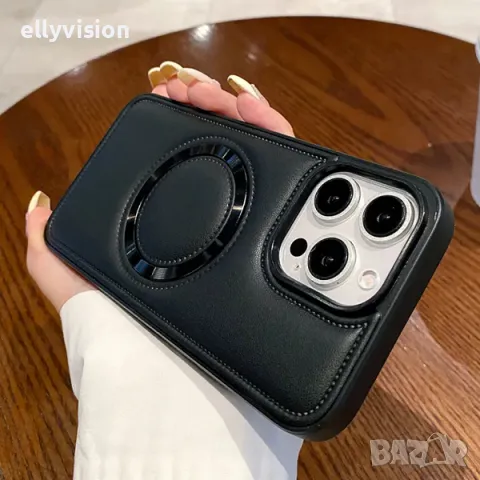 Луксозен магнитен гръб за IPhone 14/15/16, снимка 3 - Калъфи, кейсове - 48345767