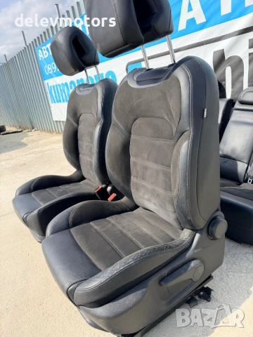 Седалки, кожен салон алкантара от Citroen DS5 2.0 BlueHDi 180 кс., двигател AHW (DW10FC), автомотичн, снимка 3 - Части - 53879301