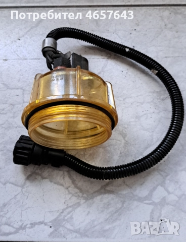 Капачка с подгряване за горивен филтър (сепаратор)