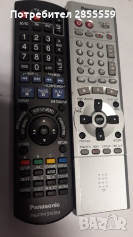 Panasonic дистанционни за DVD recorder и за Blu-Ray ресийвър
