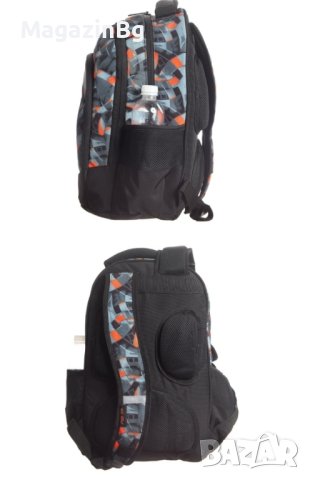 Ученическа раница с несесер и чанта за бутилка Glossy Bird, Размери 41х26х20 см, снимка 10 - Раници - 42110890