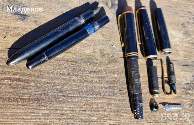 Части от писалки Montblanc .