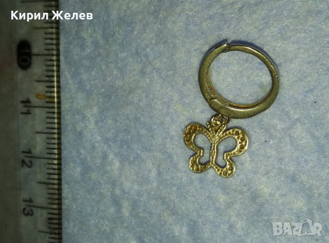 ЕФИРНА СРЕБЪРНА БЕЛ ЕПОК СТИЛ ОБЕЦА СРЕБРО 925 със СРЕБЪРНА ВИСУЛКА - ПЕПЕРУДКА 40171, снимка 9 - Обеци - 42425360