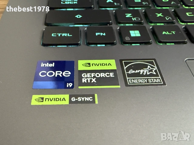 240Hz ROG Strix 18`i9-14900HX/RTX 4070/32GB DDR5/1TB SSD/Гаранция/ROG Nebula, снимка 3 - Лаптопи за игри - 53935467