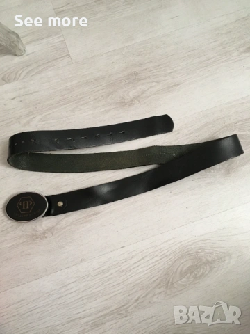 Philipp Plein Hexagon мъжки колан естествена кожа, снимка 7 - Колани - 53375660