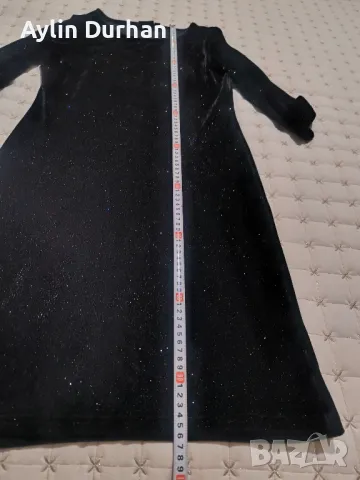 Парти рокля с бляскави частици, снимка 4 - Рокли - 43613649