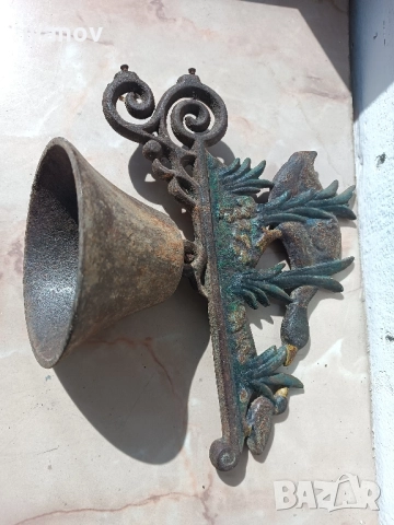 Масивна чугунена камбана, снимка 7 - Антикварни и старинни предмети - 51736392