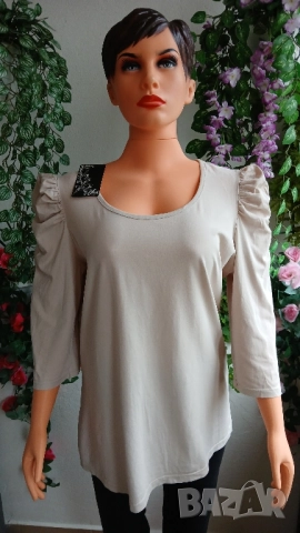 Дамски блузи с буфон ръкав., снимка 4 - Блузи с дълъг ръкав и пуловери - 51925206