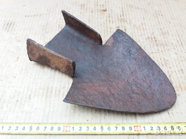 възрожденски кован лемиш от дървен плуг, рало, снимка 13 - Антикварни и старинни предмети - 36767660