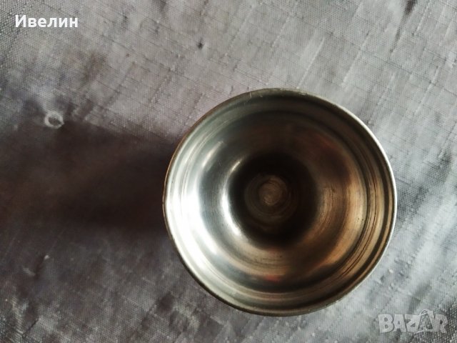 метална чаша, снимка 3 - Антикварни и старинни предмети - 30821348