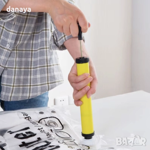 6058 Ръчна помпа за вакуум пликове, снимка 2 - Органайзери - 51792551