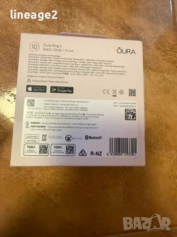 Oura ring 4 gold size 10 , снимка 5 - Друга електроника - 55850665