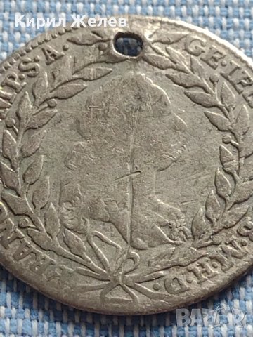 Сребърна монета 20 кройцера 1764г. Франц първи Виена Свещена Римска империя 26744, снимка 2 - Нумизматика и бонистика - 42887620