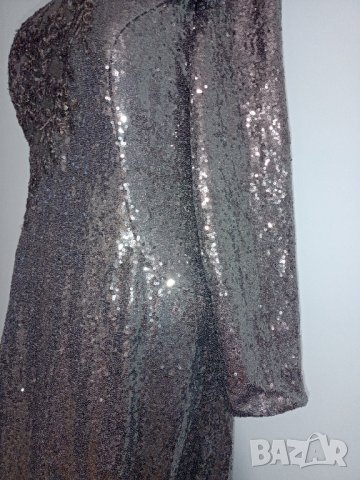 Официална сива рокля L/Xl Нова, снимка 14 - Рокли - 40171724
