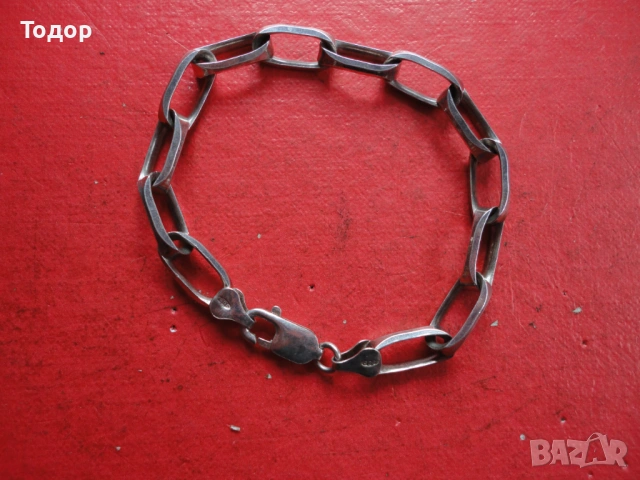 Шведска сребърна гривна GHA 925, снимка 8 - Гривни - 53304193