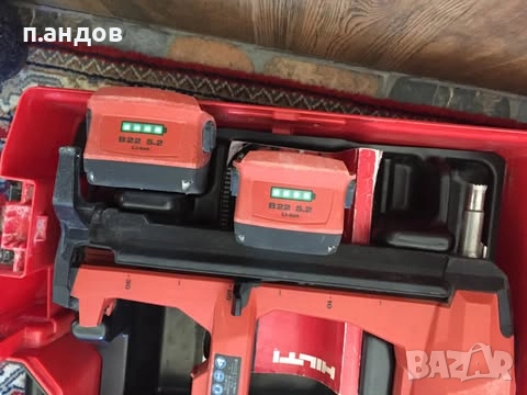 безкабелен пистолет хилти бх 3 л блутут с пирони за бетон и стомана, снимка 6 - Други инструменти - 52600749