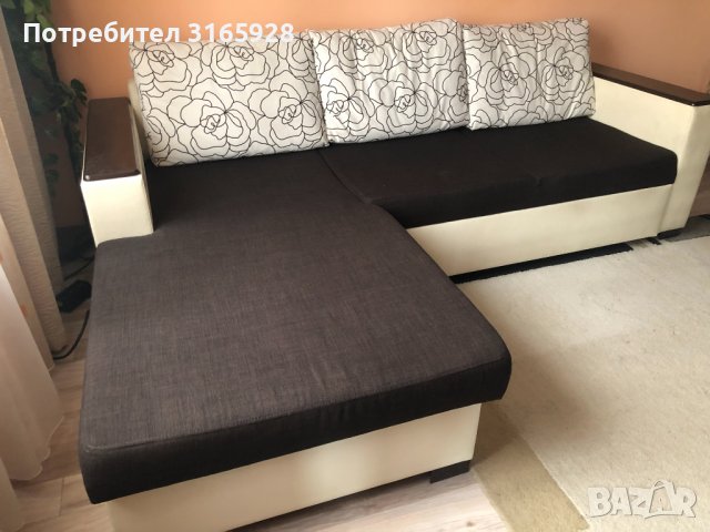 Ъглов Разтегателен Диван с ракла, снимка 2 - Дивани и мека мебел - 39908247