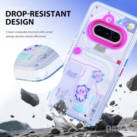 Ibywind калъф за Nothing Phone (3a) 5G, уникален патентован дизайн - Lumeneko, снимка 5 - Калъфи, кейсове - 52130650