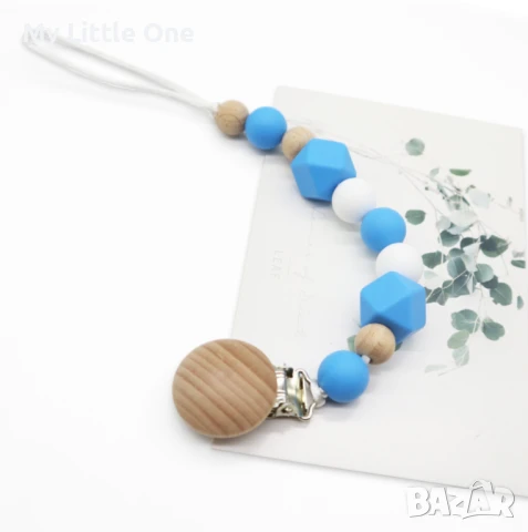 Силиконов клипс за биберон, снимка 4 - Други - 51006662