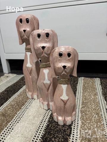 Куче от дърво, снимка 6 - Статуетки - 52679883