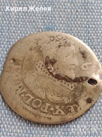 Сребърна монета Орт 1624г. Сигизмунд трети Данциг 13736, снимка 2 - Нумизматика и бонистика - 42929987