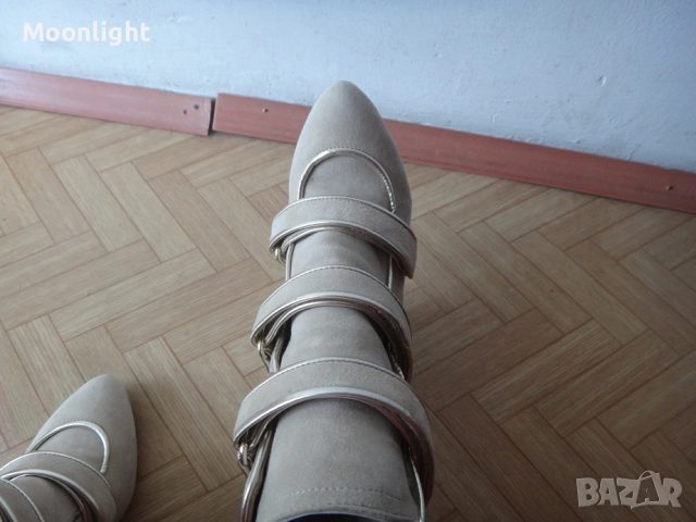 Оригинални боти GUESS естествена кожа на платформа - ботуши, номер 36-37, снимка 6 - Дамски боти - 52537671