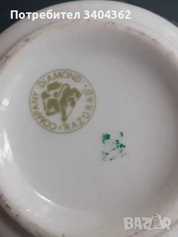 Кана чайник български детски порцелан - Диаманд Разград, снимка 4 - Антикварни и старинни предмети - 50983894