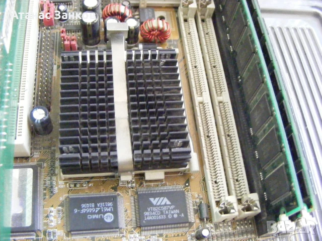 Ретро дънна платка Socket 7  PCPartner am-545+ Intel Pentium 166, снимка 6 - Антикварни и старинни предмети - 50534867