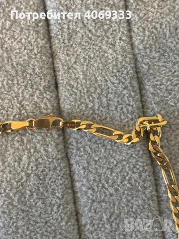 Златен синджир картие 21.43гр 14к, снимка 1