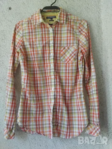 Tommy Hilfiger - 100% оригинална дамска риза с дълъг ръкав, снимка 4 - Ризи - 50102851