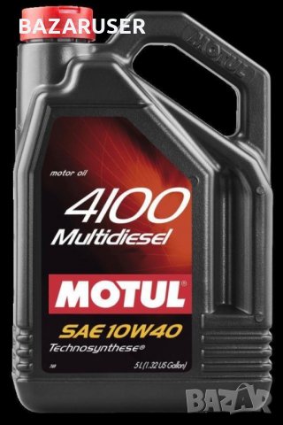 Двигателно масло MOTUL 4100 MULTIDIESEL 10W40 5L