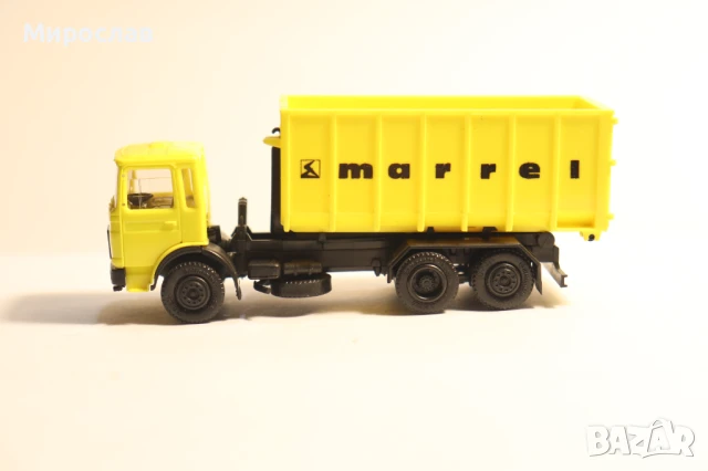 HERPA H0 1/87 MAN КАМИОН МОДЕЛ САМОСВАЛ КОНТЕЙНЕР 