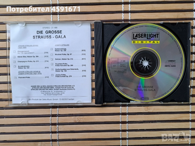 Die Grose Straus-Gala, снимка 2 - CD дискове - 52067008