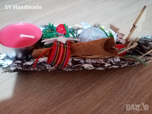 Коледен свещник , снимка 5 - Коледни подаръци - 38913455