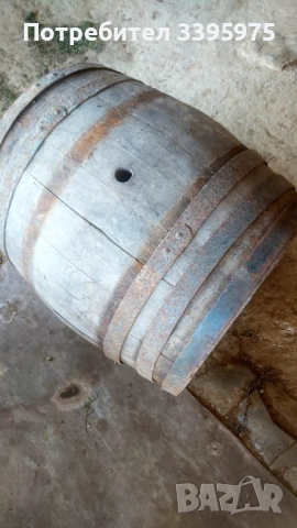 Автентична дъбова бъчва 110 л (1971 г.) - за вино или уникална декорация за градина и двор, снимка 3 - Градински мебели, декорация  - 54171202