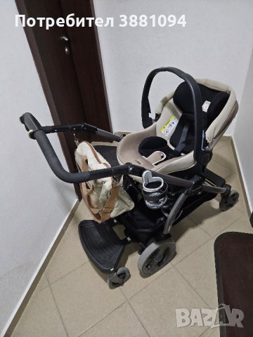 Бебешка количка 3в1 + много аксесоари, Peg Perego book 51, снимка 3 - Детски колички - 42758955