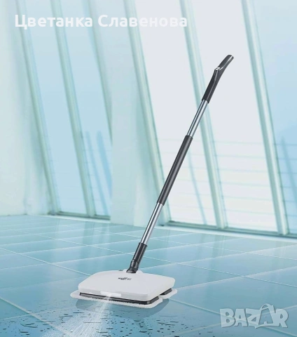 Вибриращ моп с батерия с функция за пръскане