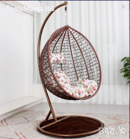 Нови Ратанови люлки тип гнездо, снимка 8 - Градински мебели, декорация  - 44195853