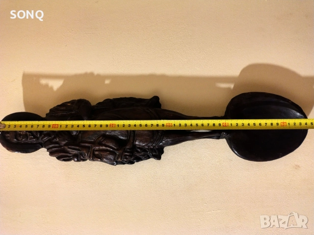 Огромна Лъжица Дърворезба- Дон Кихот, снимка 6 - Други - 52125309