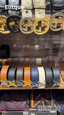 колани от естествена кожа в кутия celine louis vuitton hermes loewe , снимка 9 - Колани - 52907852