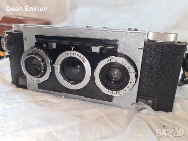 Ретро 3D фотоапарат Stereo Realist , снимка 4 - Фотоапарати - 54218285