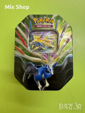 Нов Pokemon TCG: Scarlet & Violet 8.5 Azure Legends Tin - Xerneas ex