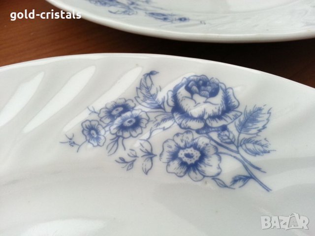 Стар български порцелан чинии, снимка 3 - Антикварни и старинни предмети - 33771652
