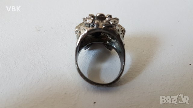 Рокерски пръстен Голям и масивен-Череп , снимка 3 - Други - 32086299