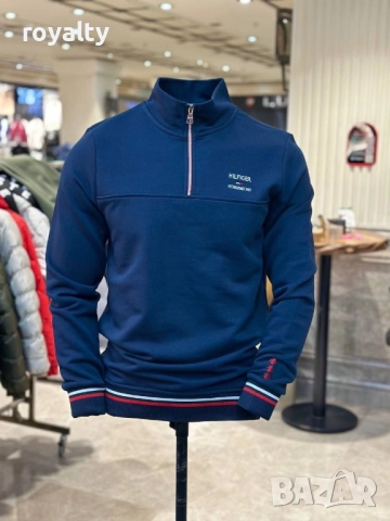 Tommy Hilfiger Синя Мъжка Памучна Блуза 