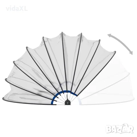 vidaXL Купол за басейн 559x275 см, снимка 6 - Басейни и аксесоари - 56148363