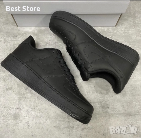Nike Air Force 1 Черни Дамски Маратонки 36-40 Номер, снимка 2 - Маратонки - 52735891