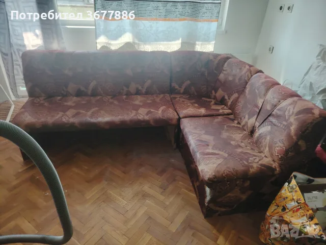Дивани 2 броя,ъгъл с легло,масичка,телевизори, снимка 2 - Дивани и мека мебел - 55832940